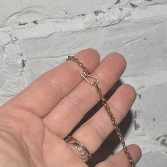 Vintage Scarab Charm Gold Coin Necklace - Picture 6 of 6